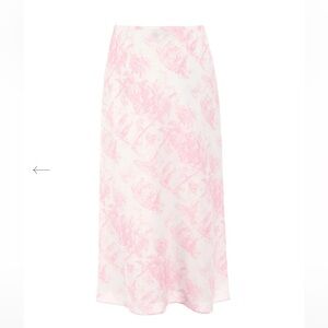 Maison Amory The Romance Slip Skirt in Pink Luxembourg Size 3XL